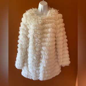 Molly Green faux fur jacket/cardigan